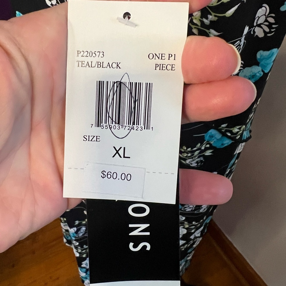 Perceptions Floral Print Sleeveless Dress NWT - Picture 5 of 9